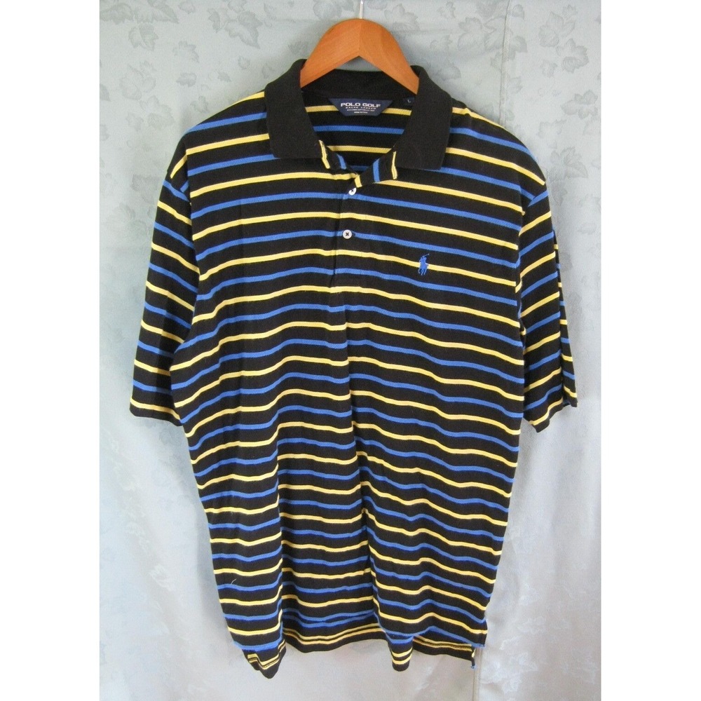 Ralph Lauren Polo Golf Size Large Shirt ~ Cotton Silk Blend